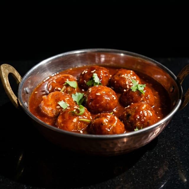 Vegetable Manchurian.