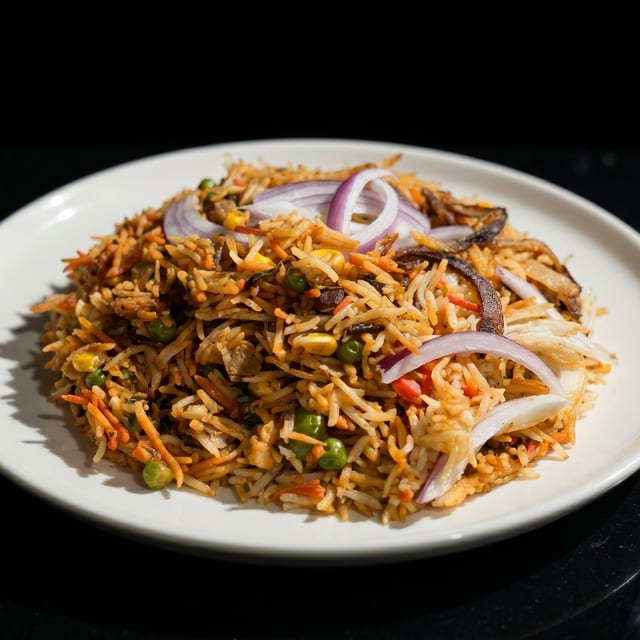 Vegetable Biryani.