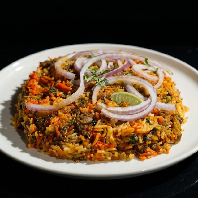 Goat Biryani.