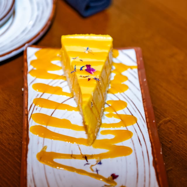 Mango Mousse Cake.